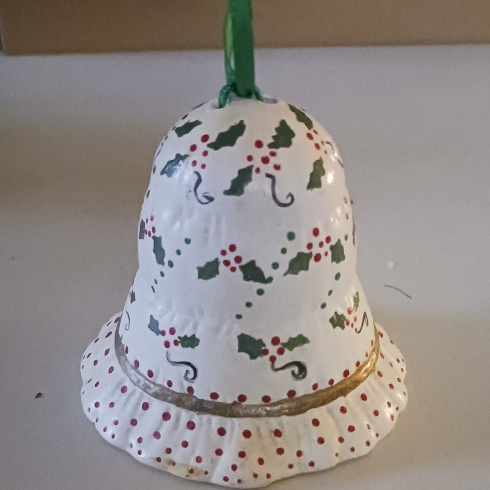 Handmade Handpainted Ceramic Bell